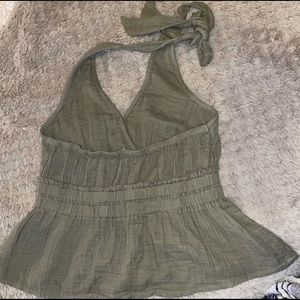 American Eagle Green Top